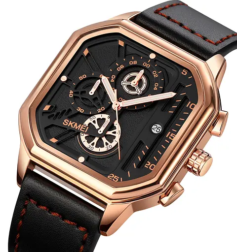 Наручний годинник чоловічий 1963RG Rose-Gold Skmei acs0030460 - фото 2