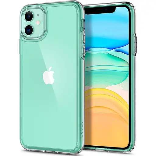 Оригінальний протиударний чохол Spigen Ultra Hybrid Crystal для iPhone 11 (6.1") Clear 076CS27185