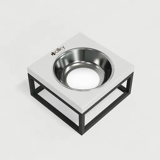 Hollky Base Solo S — миска на підставці для котів і маленьких собак (1 × 0,45 л) - фото 7