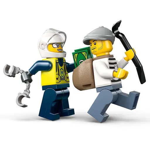 Конструктор LEGO City Преследование на полицейском мотоцикле 65 деталей (60455) - фото 7