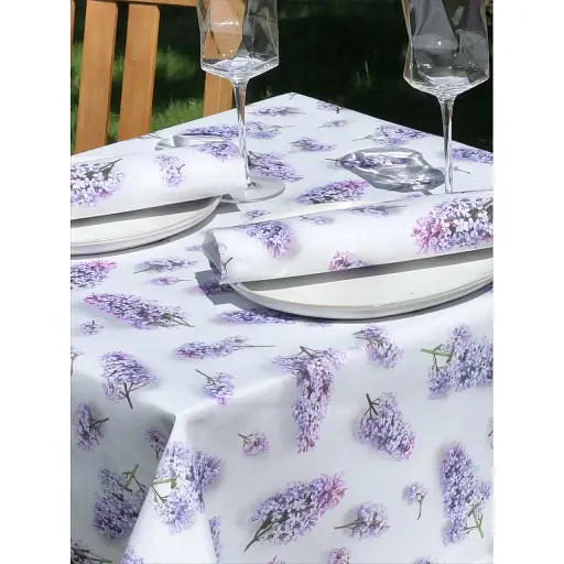 Серветки водовідштовхуючі 30х40 см 4 шт. Принт Бузок