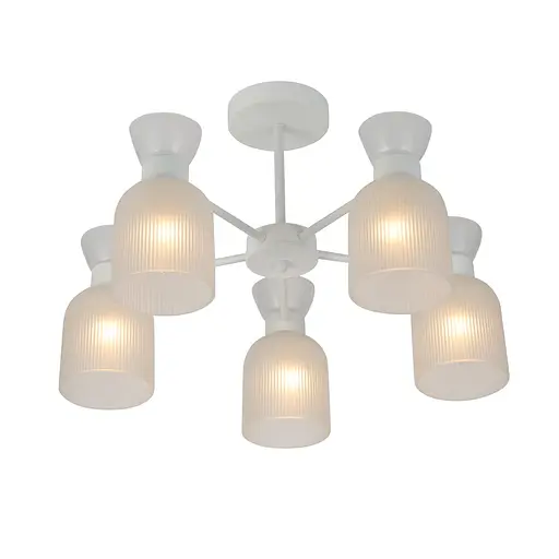 Люстра Ardero BL1650 SHARLOTT під лампу білий - фото 1