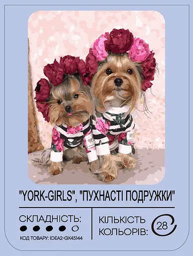 Набор для росписи "Пушистые подружки" 40*50 см, IDEA2-GX45144, ТМ "99IDEAS" - фото 2