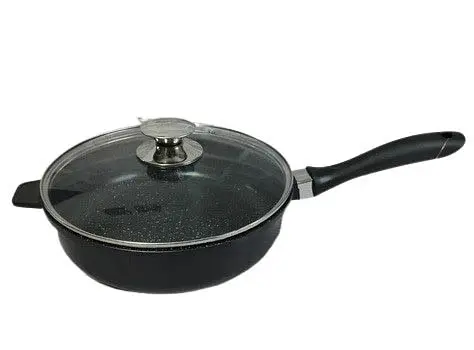 Набор кастрюль со сковородой и сотейником Bohmann BH-6018 MRB с индукционным дном 8 предметов - фото 7