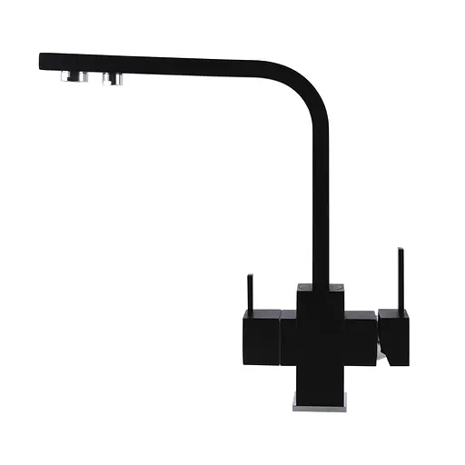 Змішувач для кухні під осмос Globus Lux GLLR-0111-10- BB Чорний матовий - фото 3