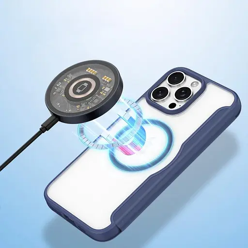 Чехол-книжка Dux Ducis Skin X Pro with MagSafe для Apple iPhone 16 Pro Max 6.9 Blue - фото 5