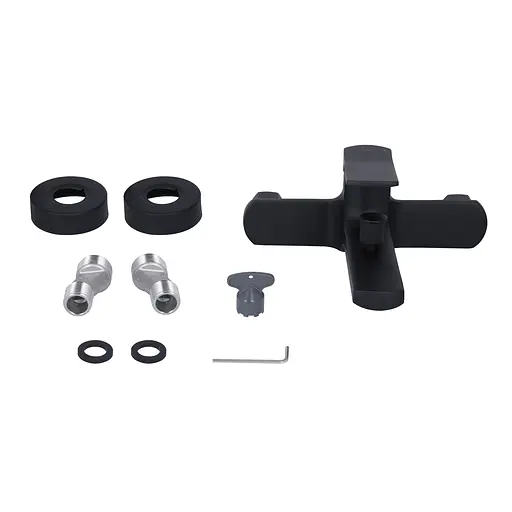 Смеситель для ванны Qtap Slavonice QTSLA259BLM45918 Black matt Черный матовый - фото 6