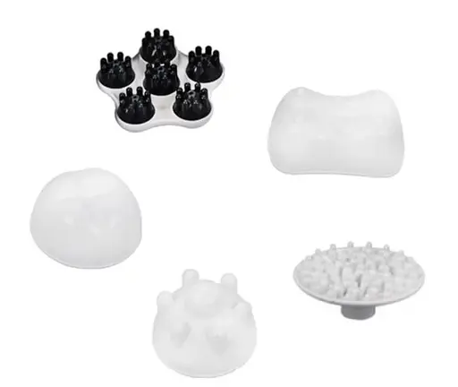 Ручний масажер 701-В для шиї, спини і тіла (5 насадок) - фото 8