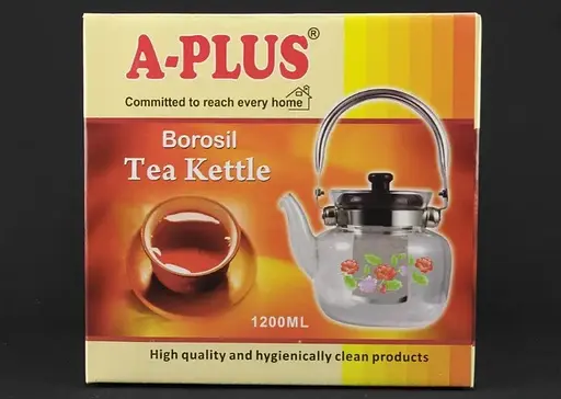 Чайник заварник стеклянный А-Плюс из жаропрочного термостойкого стекла для заваривания чая 1200 мл - фото 3