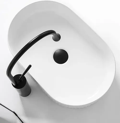 Умивальник Rea Vanda white накладний REA-U0603, Білий - фото 4