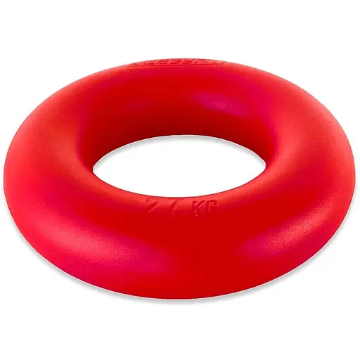 Еспандер кістьовий кільце EasyFit Ring тренажер для рук 27 кг Червоний (EF-1904-60) - фото 1