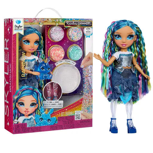Игровой набор с куклой Rainbow High серии Rainbow Shimmers - Скайлер (122418)