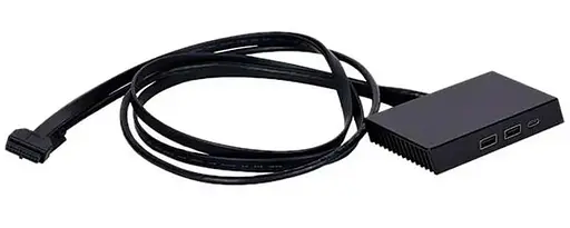 Додатковий USB-хаб для корпусів Lian Li O11D EVO ADDITIONAL IO KIT (G89.O11DE-3X.00) Black - фото 1