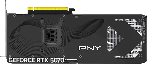 Видеокарта PNY RTX 5070 12GB Overclocked Triple Fan (VCG507012TFXPB1-O) (GDDR7, 192 bit, PCI-E v5.0 x16) - фото 5
