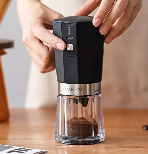 Кавомолка електрична Xiaomi Circle Joy Electric Coffee Grinder (CJ-EG05 Silver) - фото 3
