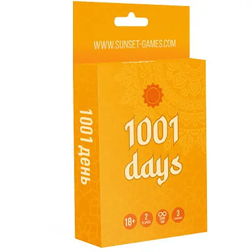 Настольная игра Sunset Games Игра для пары 1001 День (1001 Days) (69004) - фото 1