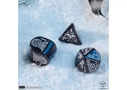 Набір кубиків Game of Thrones. Night's Watch Dice Set , 7 шт. (GOT/00190166/2025/5/A) - фото 8