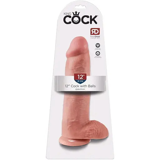 Фаллоимитатор King Cock 12 inch 30.5 см телесный