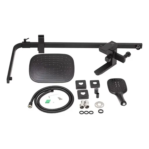 Душова система Lidz (BLA)-10 30 1005A, Чорний матовий - фото 10