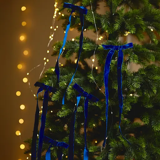 Набор декоративных украшений Yes! Fun Банты 36x12 см 5 шт. синий (975099) - фото 5