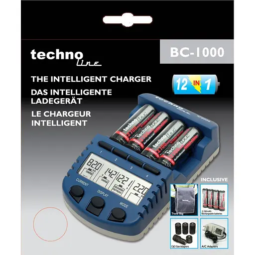 Зарядний пристрій Technoline BC1000 SET + акумулятори (BC1000) - фото 4