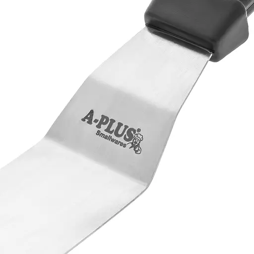 Шпатель кондитерський вигнутий палетка лопатка кондитерська з нержавіючої сталі 36.5 см, A-plus 85677 - фото 7