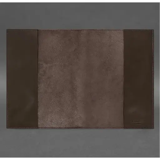 Кожаная обложка BlankNote Standart Crazy Horse с картой Украины для нотариального реестра темно-коричневый - фото 3