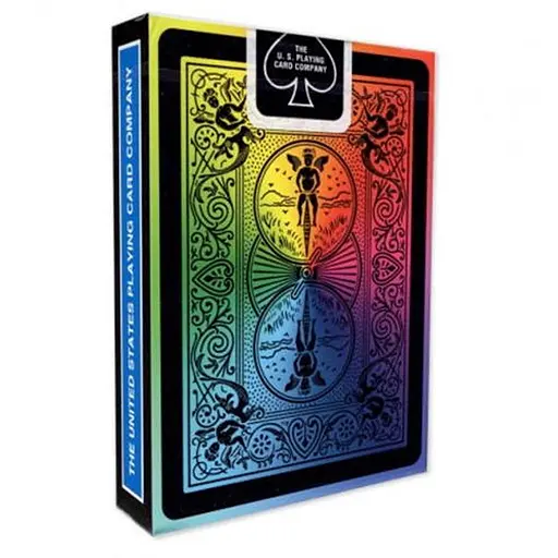 Карти гральні United States Playing Card Company Bicycle Rainbow (black) (02346) - фото 1