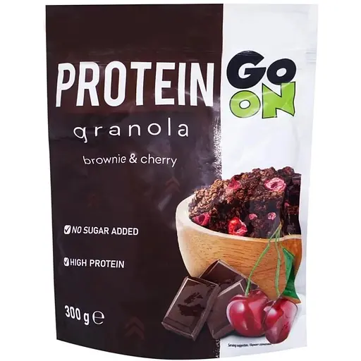 Уцінка. Гранола з протеїном Go On Nutrition Protein Granola Brownie Cherry 300 г  