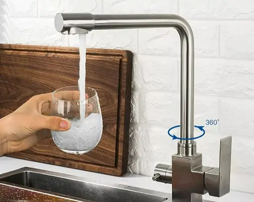 Змішувач для кухні Wezer з підключенням до фільтру PRO4C-02 - фото 2