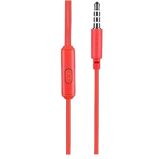 Навушники Hoco M14, вакуумні, провідні, 3.5mm, 1.2m, червоні - фото 3