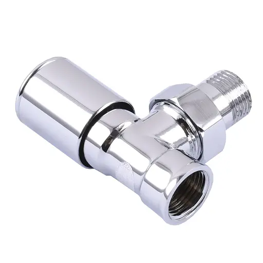 Кран вентильний кутовий з американкою Solomon 1/2″ chrom 1845 000002161 - фото 4