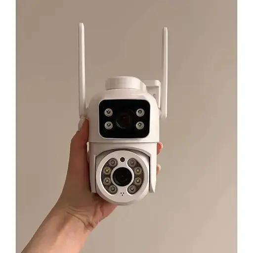 Камера видеонаблюдения HandyHeat 6MP ICESEE поворотная с двумя объективами A28 - фото 4