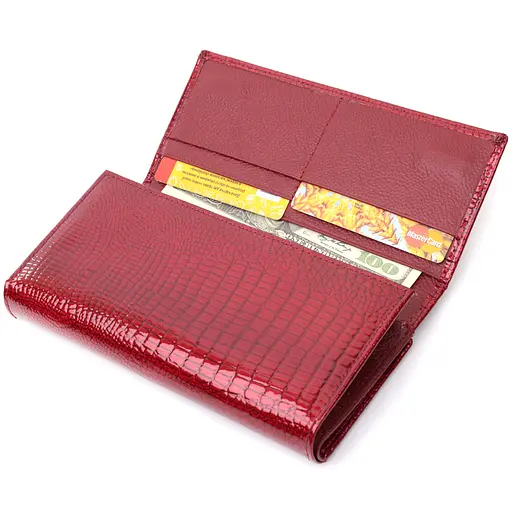 Кожаный женский кошелек ST Leather 18.5х9.5х3.5 см acs0029399 - фото 5