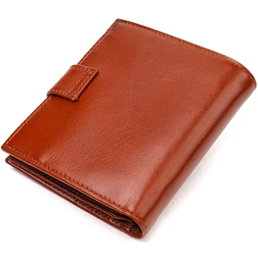 Мужской кожаный кошелек Canpellini 9.7х11х1 см acs0025713 - фото 2