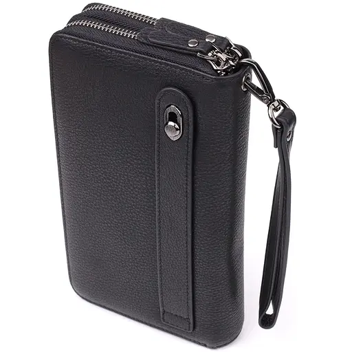 Цікавий чоловічий клатч із натуральної шкіри Vintage 12х21х3,5 см sum0027462 - фото 2