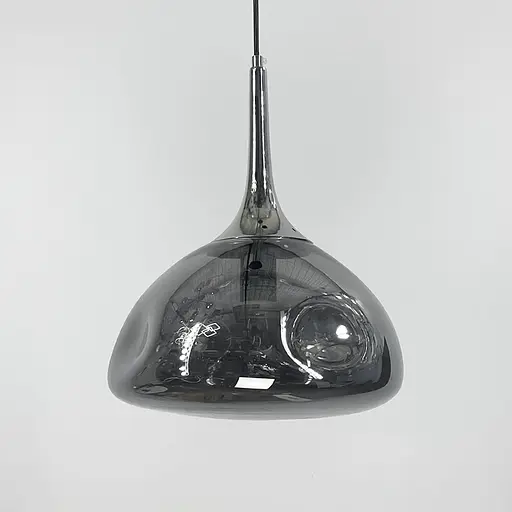 Светильник с мягким стеклом графитового цвета | Line F | Арт. 0565/1 CH - фото 4