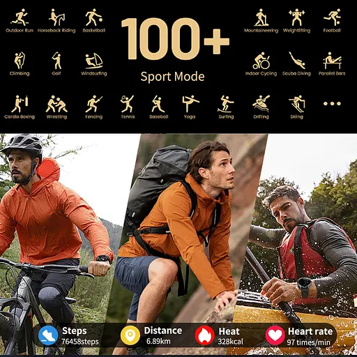 Часы Smart Fire Steel с компасом, 2 ремешка - фото 7