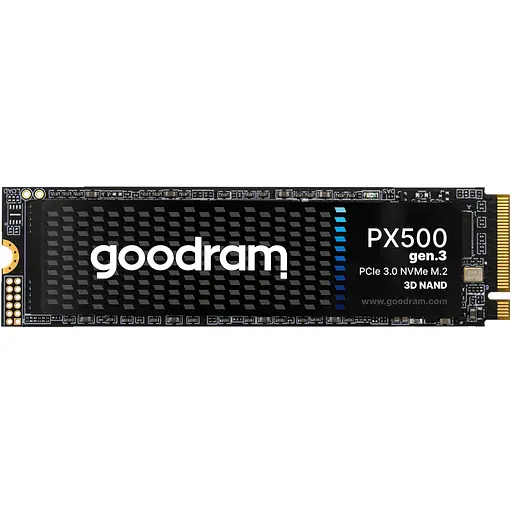 SSD-накопитель 1 ТБ Goodram PX500 M.2 2280 PCIe Gen 3x4 NVMe 3D NAND, Retail - фото 1