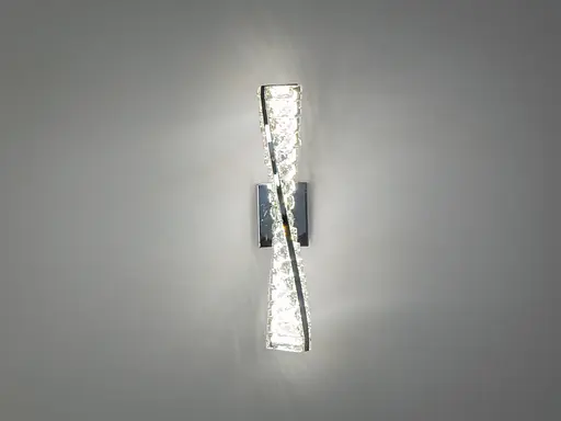 Настенный хрустальный светодиодный светильник Romin 15 Вт золотой - фото 2