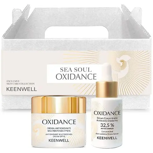 Набір для обличчя Keenwell Sea Soul Oxidance молодість та сяяння шкіри: крем + сироватка