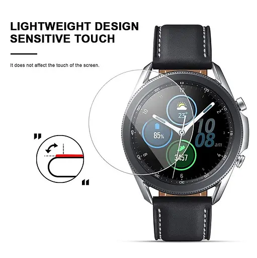 Загартоване скло для годинника VSKEY для Samsung Galaxy Watch 3 41 мм, діаметр 30,5 мм - фото 5