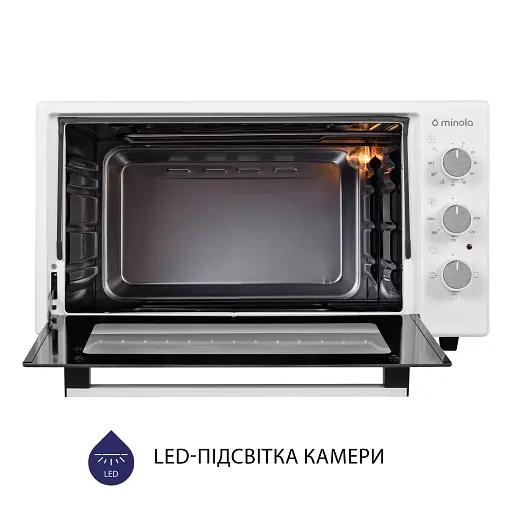 Электрическая печь Minola FOE 3714 WH - фото 8