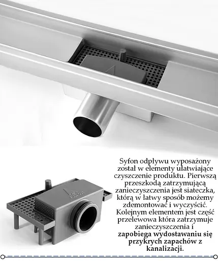 Душовий канал Rea Wave 100 см REA-G0409 - фото 7