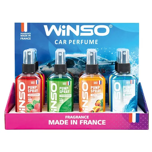 Ароматизатор Winso Pump Spray MIX №3, 75мл, 12шт набір 500003)