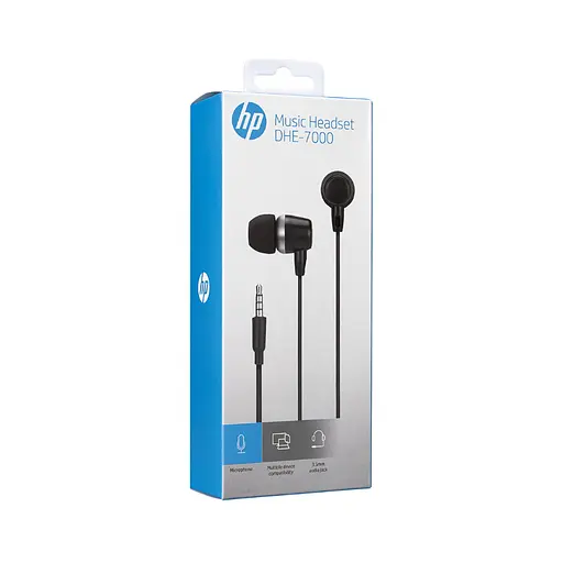 Навушники HP DHE-7000 мобільна гарнітура з мікрофоном Black - фото 4