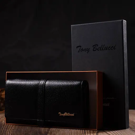 Кожаный женский кошелек Tony Bellucci 18.5х10х3.5 см acs0026971 - фото 8