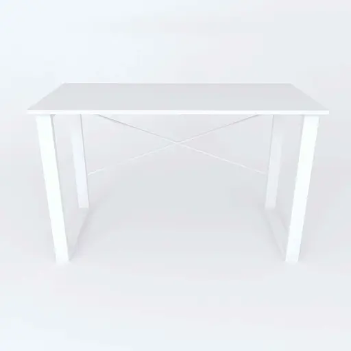 Письменный стол Ferrum-decor Драйв 750x1400x600 Белый металл ДСП Белое 16 мм (FRD-103143) - фото 3