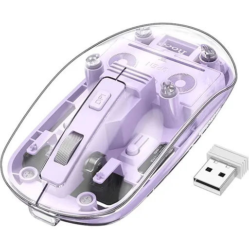 Миша Hoco GM29 Crystals Romantic Purple (785121) [136150] - фото 4
