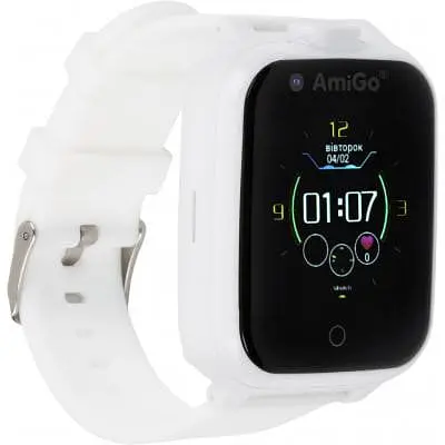 Детские умные часы Amigo GO006 GPS 4G Wifi Videocall White